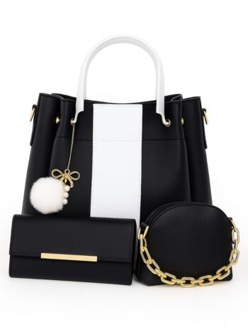 3-Piece Premium Shoulder Bag Set